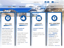 Tablet Screenshot of airborneengines.com